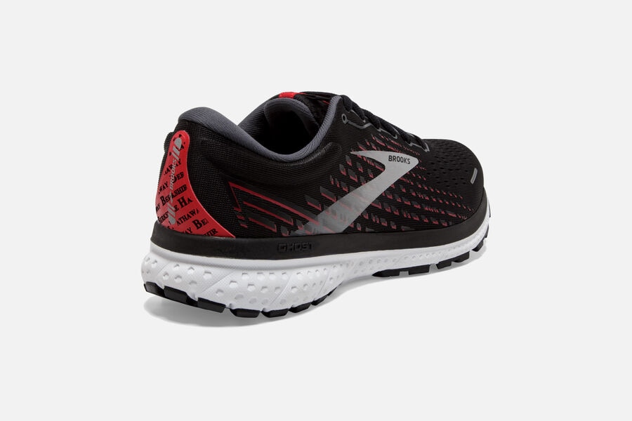 Brooks Ghost 13 Road Running Shoes Mens - Black/Grey - VHLBP-7125